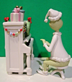 Lenox Grinch's Christmas Melody Figurine 2 PC Piano Dr Seuss Who Stole COA NEW4