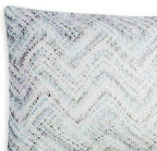 Sferra Mosaico Tin Euro Contitnental Sham Mosaic Print Cotton Sateen Italy NEW1