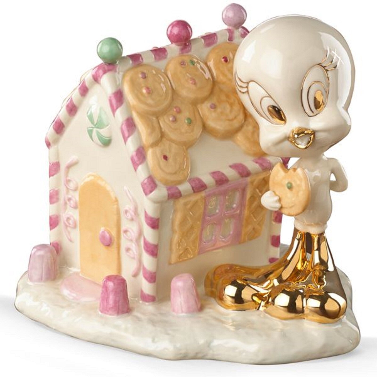 Lenox Tweety Bird Gingerbread House Figurine Christmas Looney Tunes 5.25" H NEW5