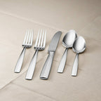 Lenox Talton 77 Piece Flatware Set Service For 12 Stainless Steel 18/10 Chic NEW2
