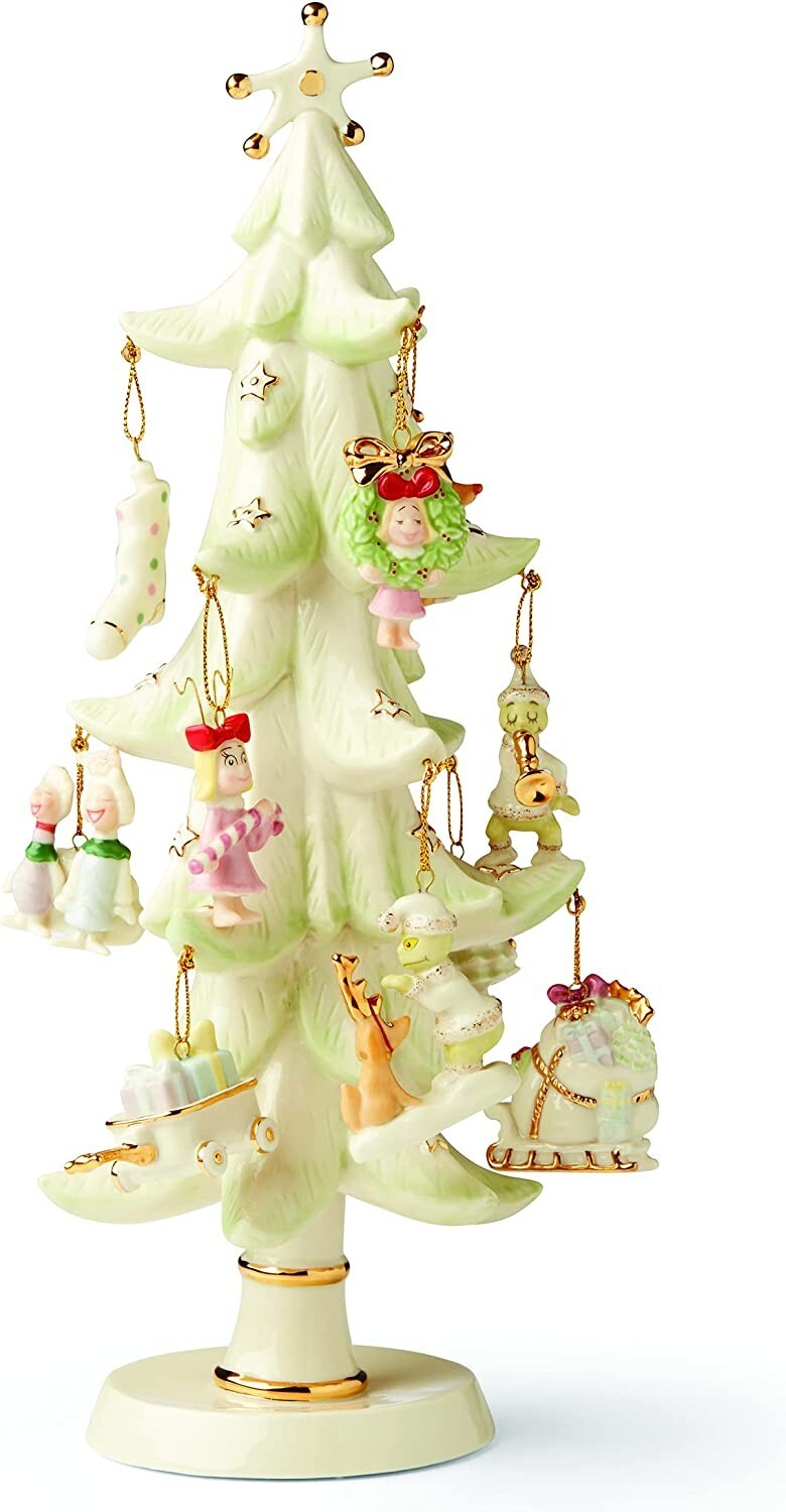Lenox Grinch Miniature Tree Ornaments Set 12 Dr. Seuss Who Stole Christmas NEW3