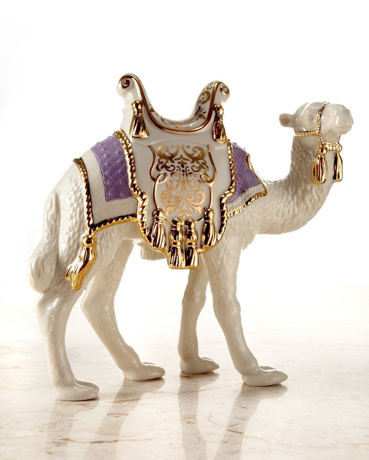 Lenox First Blessing Nativity Standing Camel Figurine Purple Saddle 1st NEW BOX3