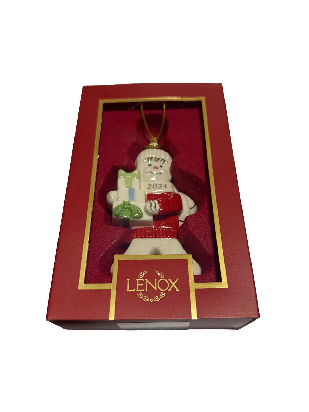 Lenox 2024 Gingerbread Man Figurine Ornament  Annual Gifts Christmas NEW IN BOX7