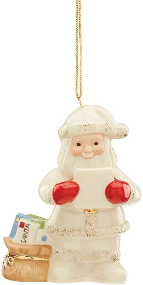 Lenox 2020 Letters to Santa Figurine Ornament Annual Mail Pouch Christmas LE NEW0