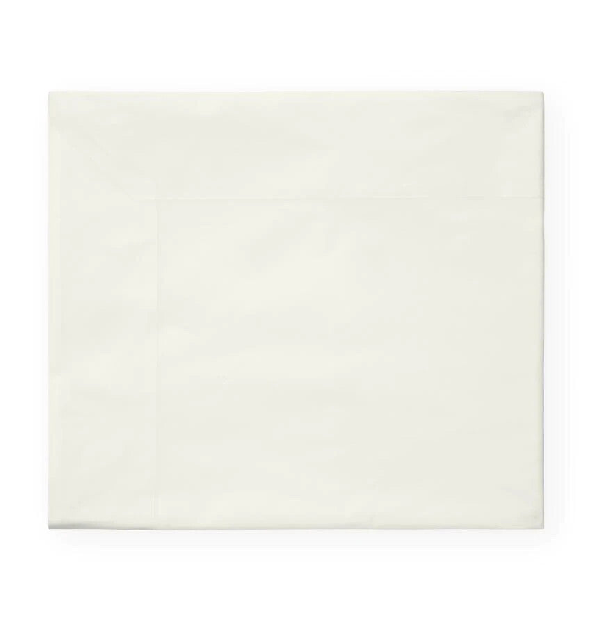 Sferra  Corto Celeste Ivory Queen Sheet Set 4PC Cotton Percale 406TC Italy NEW3