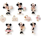 Lenox Disney Mickey Minnie Mouse Mini Tree Ornaments Set 10 Romantic Moments NEW0