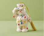 Lenox 2024 Snowman Figurine Ornament Annual with Christmas Lights Gift NEW3