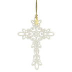 Lenox 2018 Snow Fantasies Cross Ornament  Annual Porcelain Christmas NEW IN BOX1