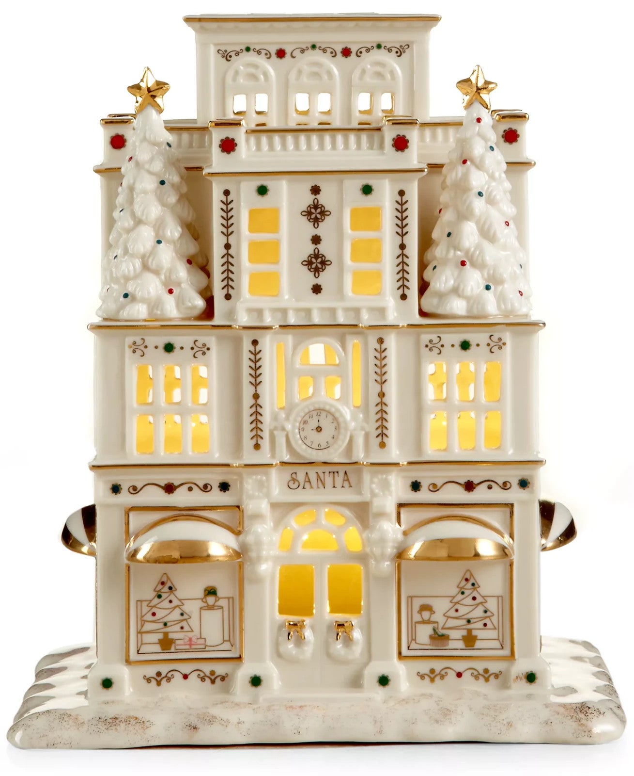 Lenox Mistletoe Park Lighted Department Store Figurine Treasures Christmas NEW0