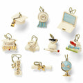 Lenox Graduation Miniature Tree Ornaments Set Of 10 Diploma Cap Owl Award NEW0