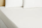 Sferra White Twin Fitted Sheet Solid 100% Egyptian Cotton Sateen 300TC Italy NEW4