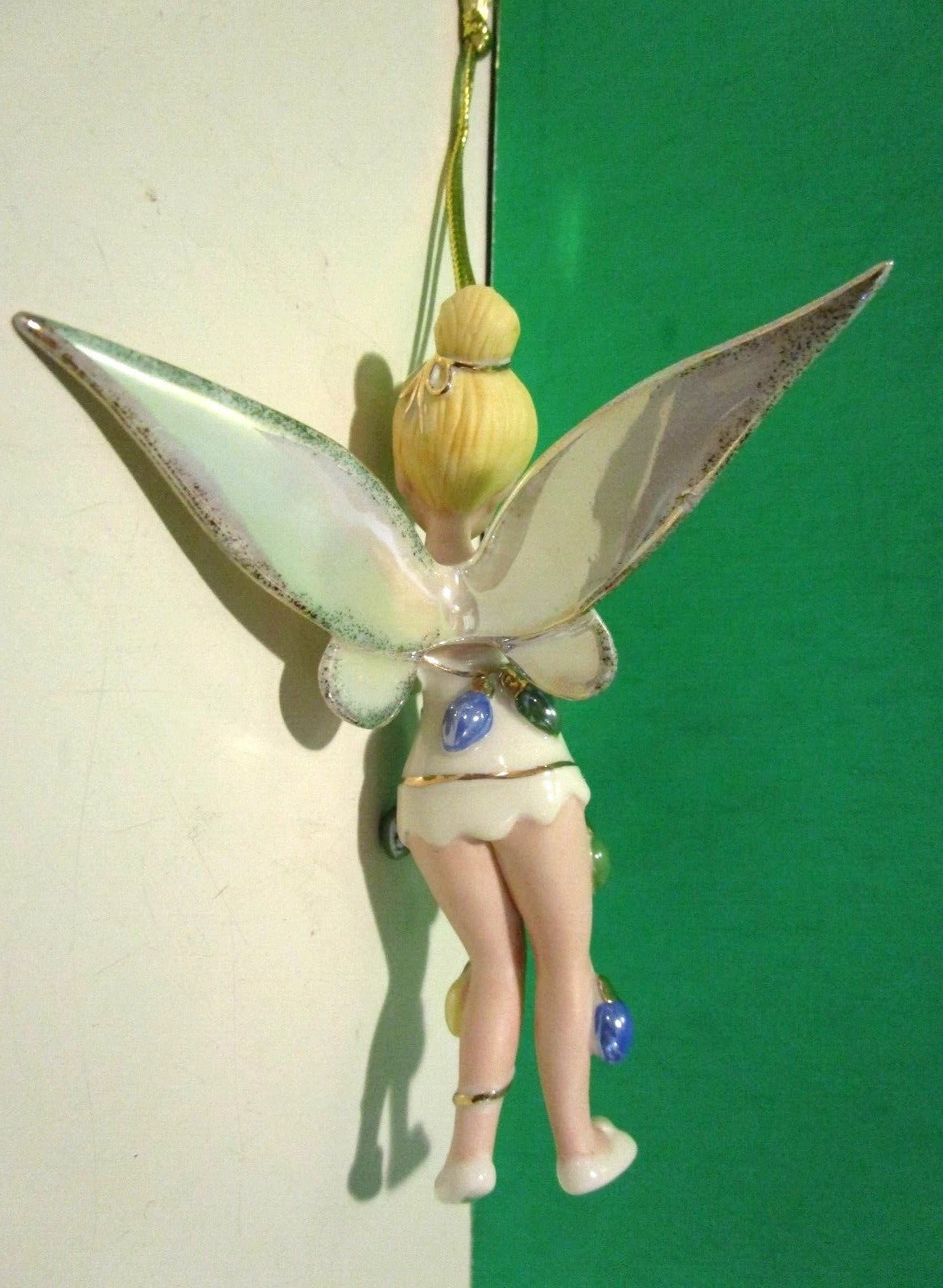 Lenox Disney 2016 Tinkerbell Ornament Figurine Annual All Wrapped Up Fairy NEW10