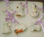 Lenox Easter Miniature Tree with 12 Ornaments Set Eggs Bunny Lamb Chick NEW17