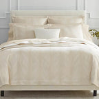 Sferra Piuma Stone Euro Continental Sham 100% Cotton Sateen Jacquard Italy NEW1