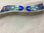 Lenox Mezuzah Case Blue Brilliance Swarovski Crystals Orit Schatzman Israel NEW4