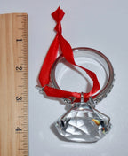 Lenox 2024 Engagement Ring Ornament Wedding Proposal Crystal Christmas Gift NEW8