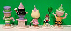 Lenox Peanuts Happy New Year Figurines Party 5 PC Charlie Brown Snoopy Lucy New4