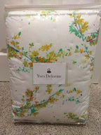 Yves Delorme Lucine Queen Coverlet Quilted Floral Print  Reversible Cotton NEW3