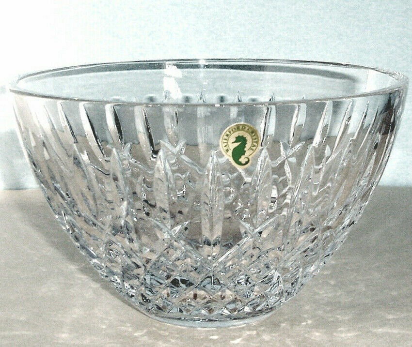 Waterford Crystal Araglin 8" Bowl Master Craft #40035129 Ireland Gift NEW IN BOX2