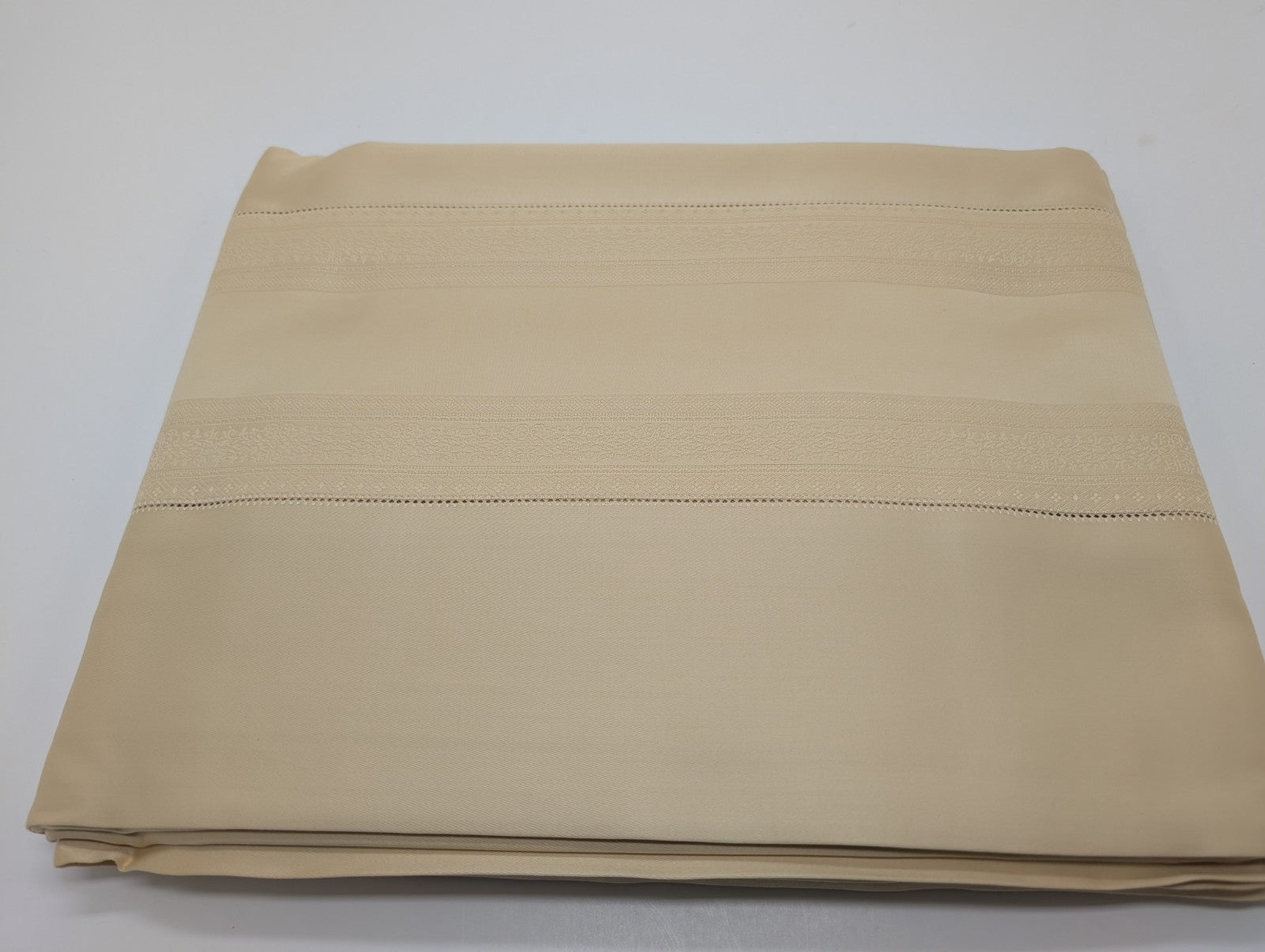 Sferra Capri Honey Queen Flat Sheet Egyptian Cotton Sateen Jacquard 1020TC NEW7