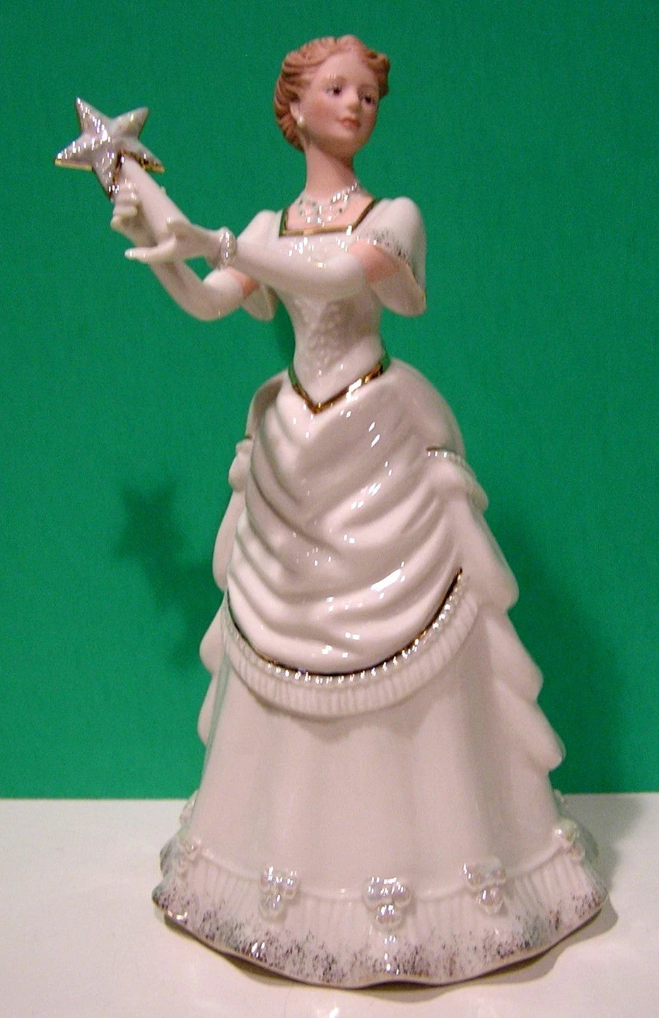 Lenox 2018 Classic Victorian Lady Christmas Figurine Finishing Touches COA NEW6
