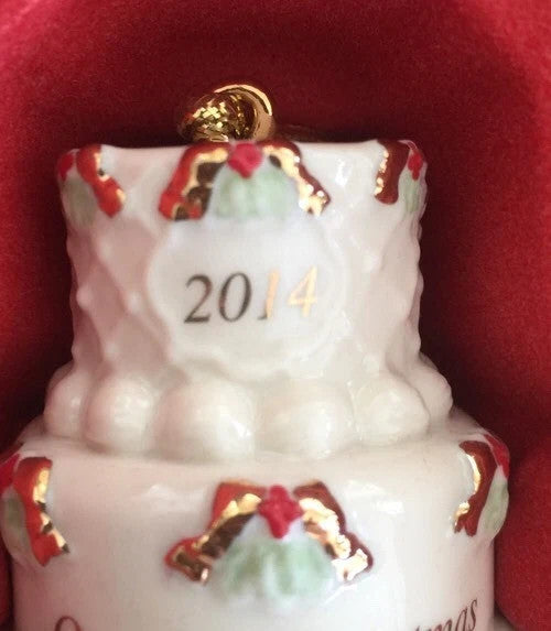 Lenox 2014 Wedding Cake Ornament Our 1st First Christmas Together Gift NEW8