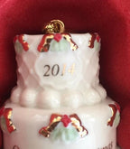Lenox 2014 Wedding Cake Ornament Our 1st First Christmas Together Gift NEW8