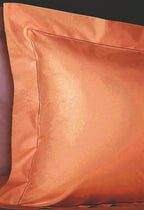 Sferra Celeste Orange King Pillow Sham Paprika Egyptian Cotton Percale Italy NEW1