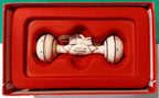 Lenox 2020 Baby's 1st Christmas Rattle Ornament First Ivory Gold Ribbon Gift NEW6
