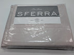 Sferra Corda Pink King Sheet Set 4PC Hematite 100% Cotton Sateen Silky Italy NEW7