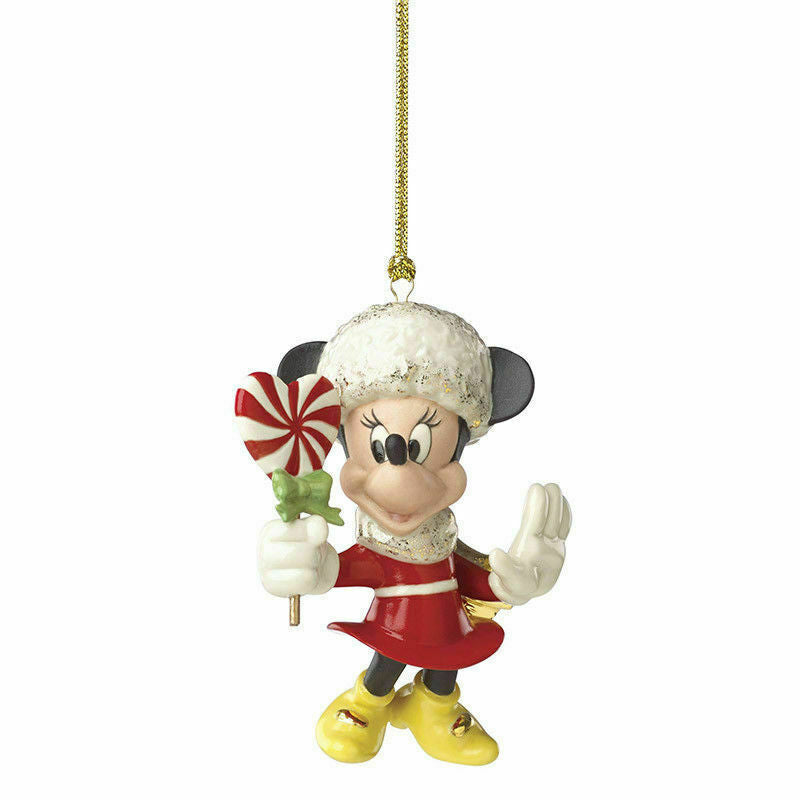 Lenox Disney Sweetheart Minnie Ornament Figurine Lollipop Christmas 2018 NEW0