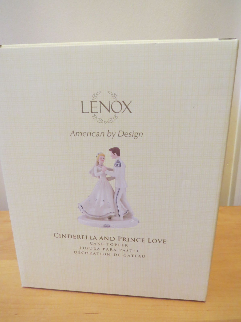 Lenox Disney Cinderella Prince Charming Figurine Wedding Cake Topper Love NEW2
