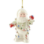 Lenox 2016 Annual Santa Figurine Ornament Santa's Tree Lights Christmas NEW0