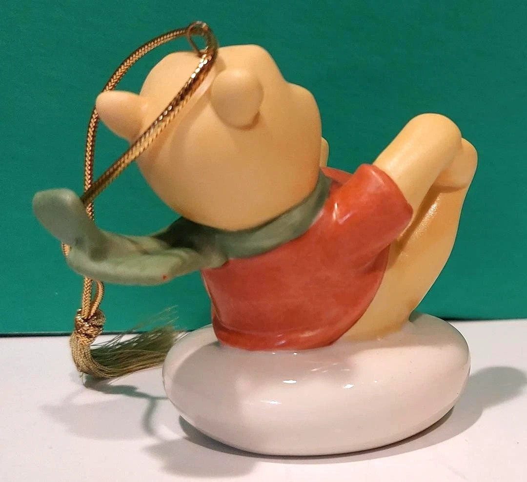 Lenox Disney Winnie The Pooh Ornament Tube Sledding Fun With Pooh 2016 Gift NEW6
