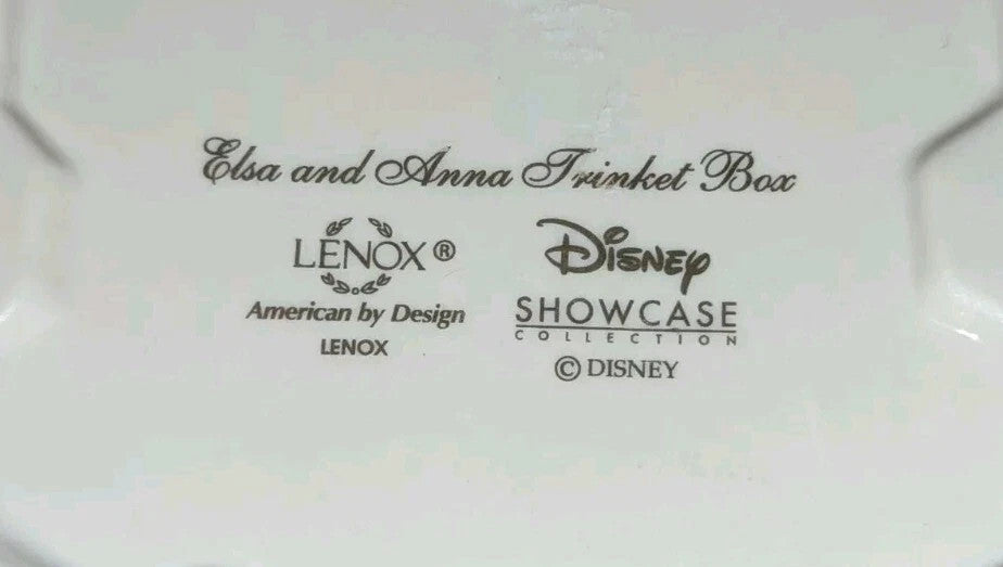Lenox Disney Frozen Elsa & Anna Sisters Treasure Box Snowflake Crystals Gift NEW5