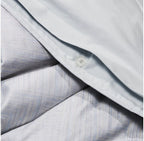 Sferra Modelli Aquamarine King Duvet Set 3PC Cotton Jacquard Reverses Italy NEW5