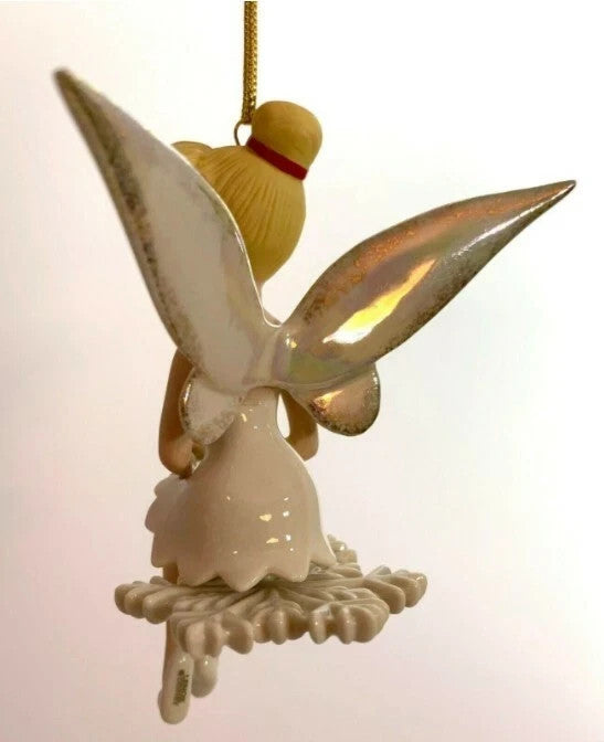 Lenox Disney 2018 Tinkerbell  Figurine Ornament Snowflake Pixie Christmas NEW4