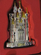 Lenox Disney 2024 Princess Cinderella's Castle Ornament Silver Christmas NEW2