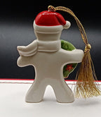 Lenox 2020 Gingerbread Man Ornament Figurine Annual Holding Wreath Christmas NEW3