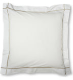 Yves Delorme Athena Queen Duvet Set 3PC Tan Stripes Egyptian Percale 500TC NEW4