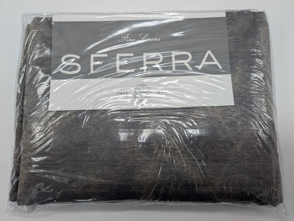 Sferra Belardo Indigo King Duvet Sham Set 3PC Cotton Sateen Jacquard Italy NEW1
