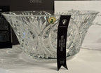 Waterford Crystal Irish Stone Circle Bowl 10" Rosettes Curtis Ireland NEW IN BOX17