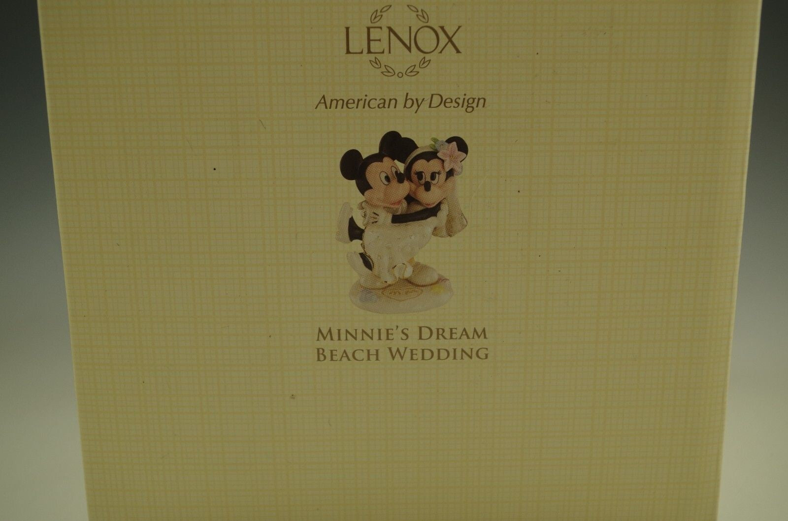 Lenox Disney Minnie's Dream Beach Wedding Figurine Cake Topper Mickey Mouse NEW3