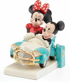 Lenox Disney Mickey & Minnie's Vintage Car Figurine Joy Ride Mouse Showcase NEW4