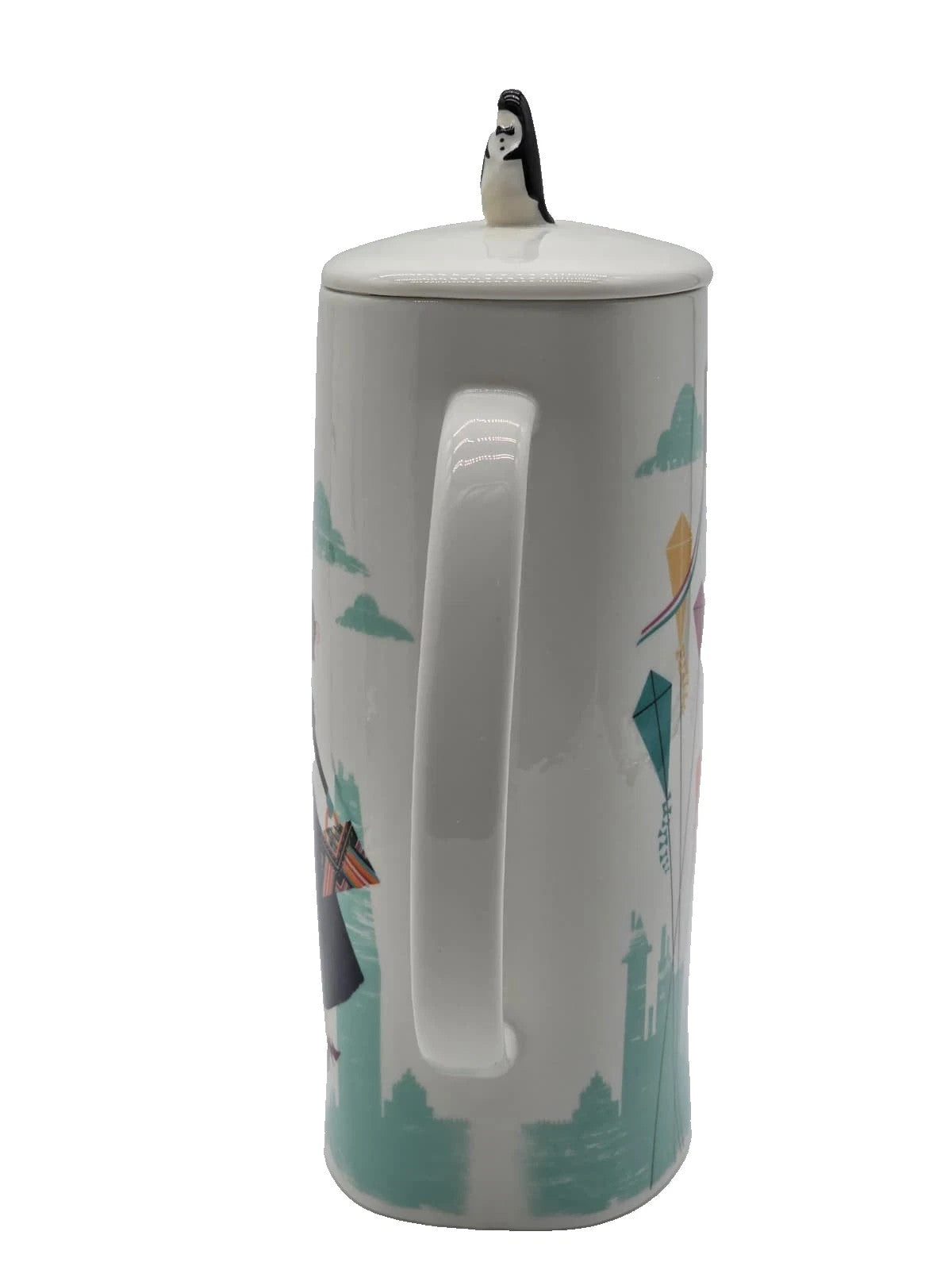 Lenox Disney Mary Poppins  Returns Teapot & Lid Kite Umbrella Penguin 1.5 QT NEW6