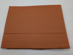 Sferra Celeste Paprika Twin Flat Sheet Orange Egyptian Cotton Percale Italy NEW9