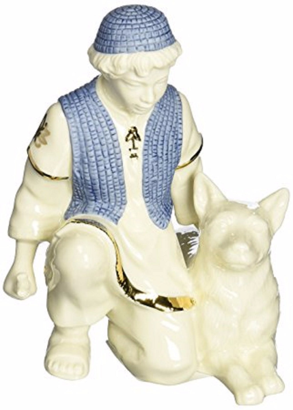 Lenox First Blessing Shepherd Boy With Sheep Dog Figurine Nativity Porcelain NEW0