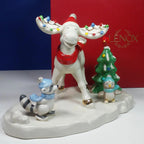 Lenox 2022 Marcel Moose Skating Party Figurine Forest Friends Christmas LE NEW9