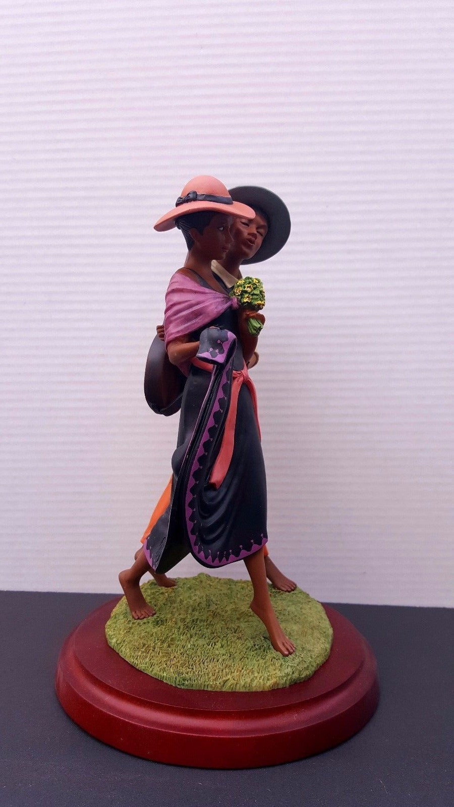 The Kiss Black Figurine Lovers John Hollyfield Ebony Visions Select Ed Lenox NEW4