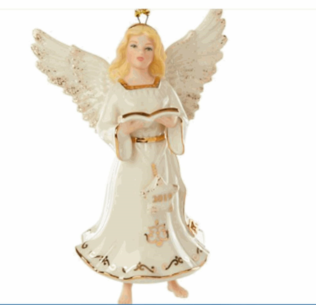 Lenox 2019 Angel Figurine Ornament Annual Heavenly Song Christmas Blonde NEW0